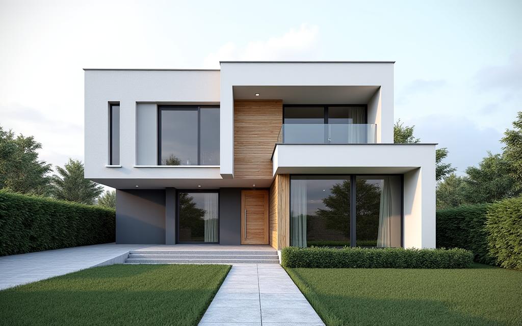 Maison neuve moderne construite par LierreForge